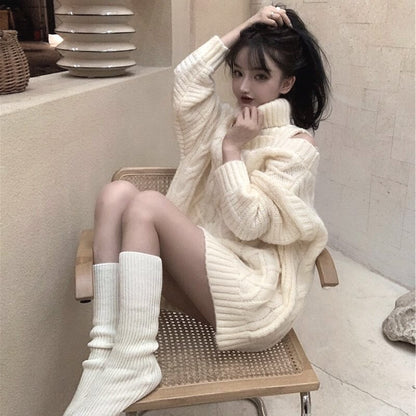 Soft Girl Sweater Turtleneck Pullover