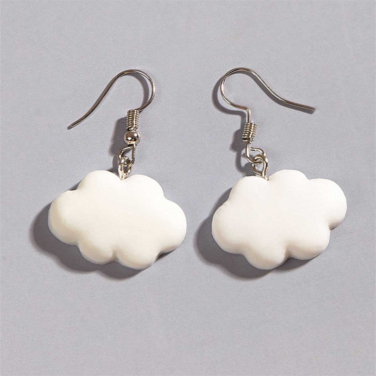 Kawaii Soft Girl Cute Cloud Earrings