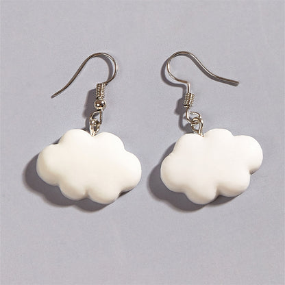 Kawaii Soft Girl Cute Cloud Earrings