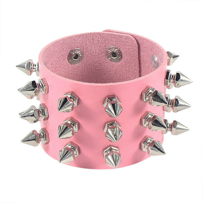 Sweet Girls Bracelet en acier inoxydable Mignon Punk Cool Bracelet italien