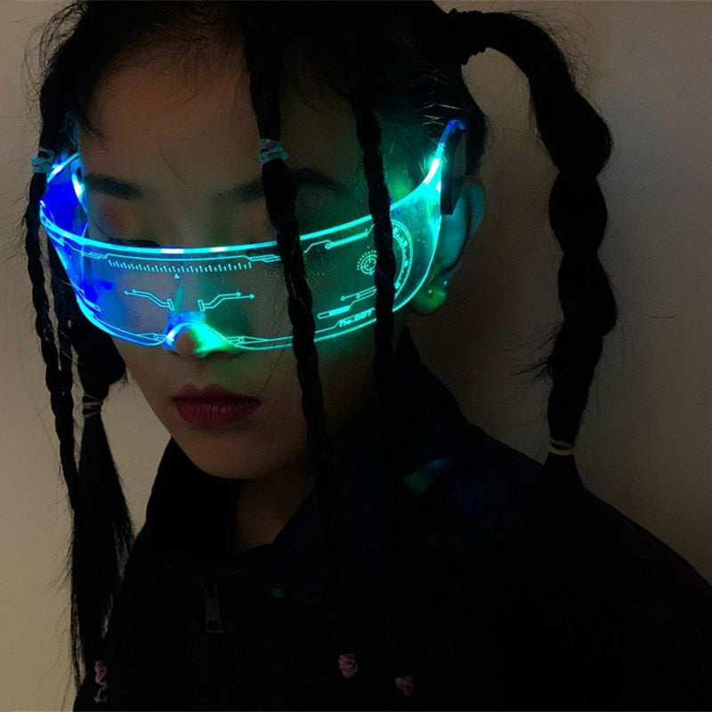 Gamer Girl LED Sunglasses Twitch Streamer