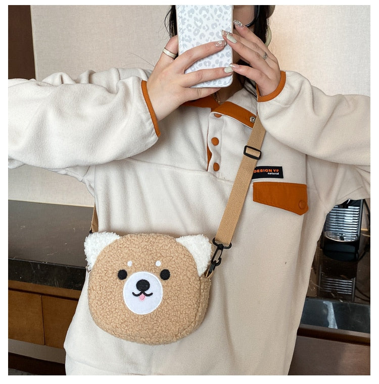 Kawaii Dog Shiba Inu Shoulder Bag