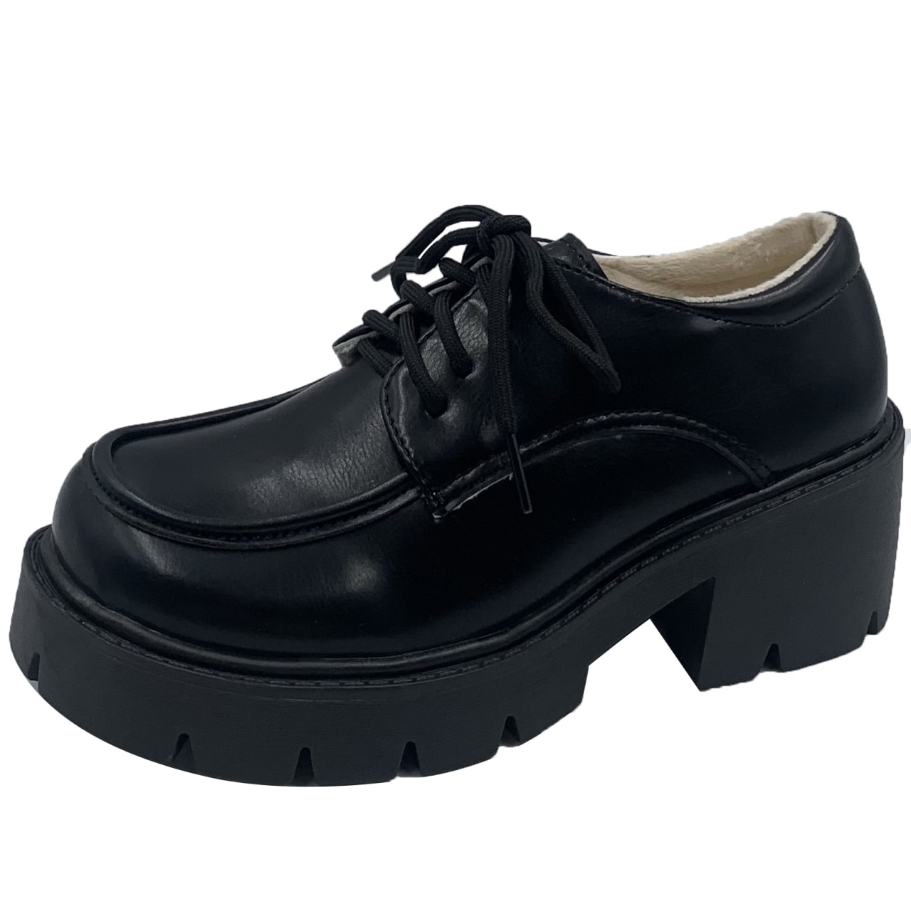 Dark Academia British School Uniform Shoes