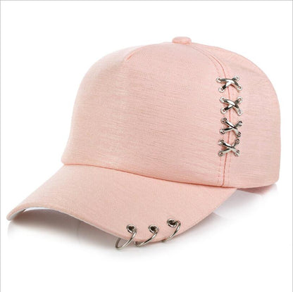 Soft Pink Piercings Snapback Baseball Hat