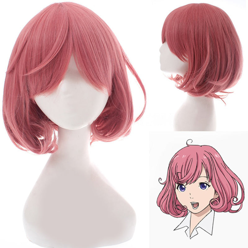 Egirl Anime Cosplay Wig Pink Short Hair