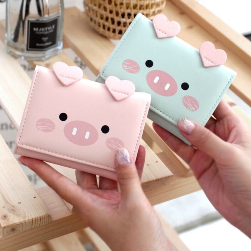 Kawaii Cute Piggy Wallet Card Holder