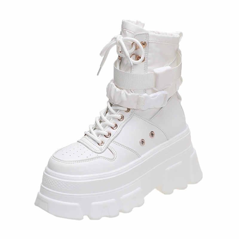 Egirl Shoes Platform White