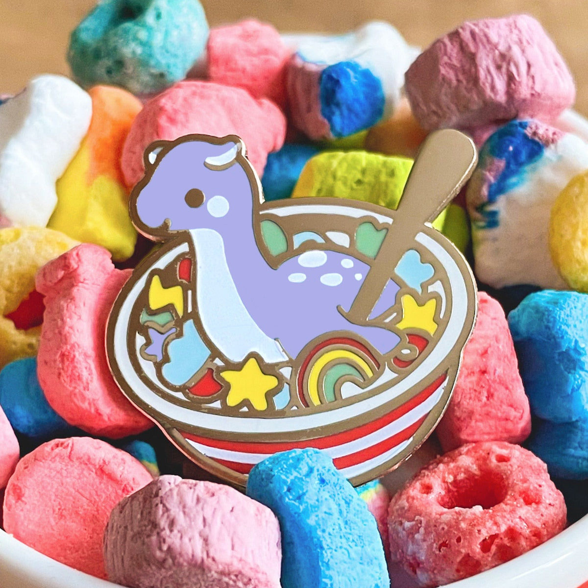 Kawaii Pokemon Cereal Enamel Pin