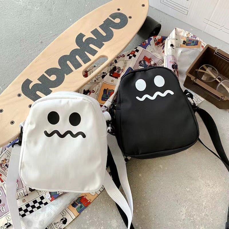 Creepy Cute Messenger Bag Pastel Goth Bag Kawaii Ghost Gothic 