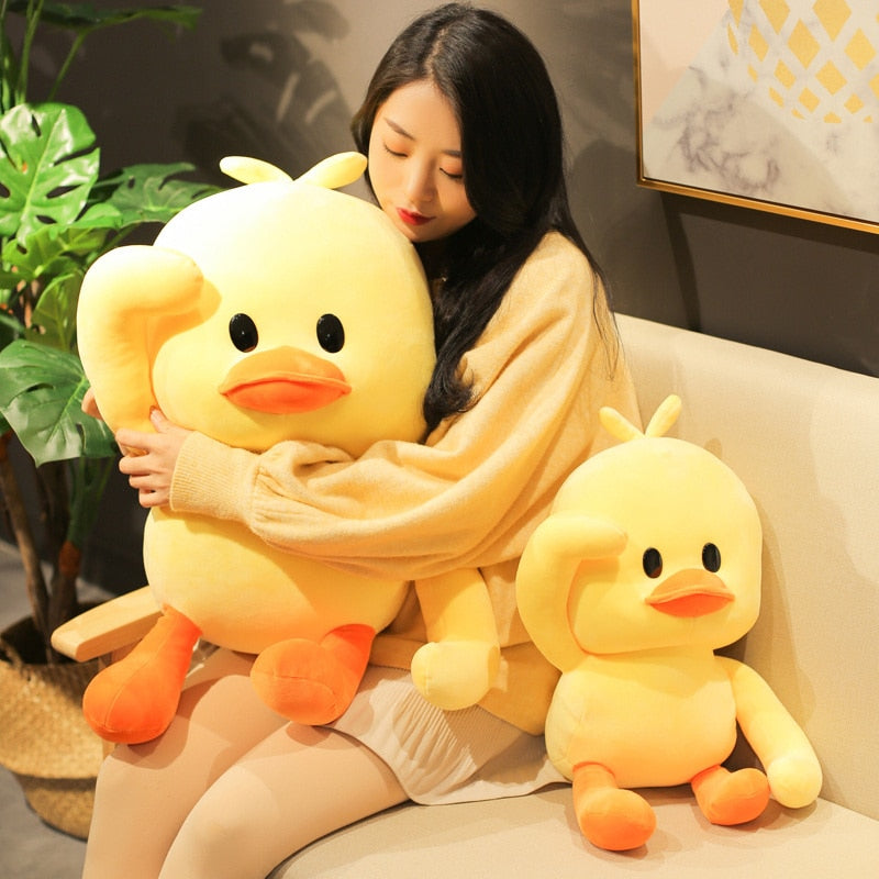 Kawaii Meme Duck Plush Cushion