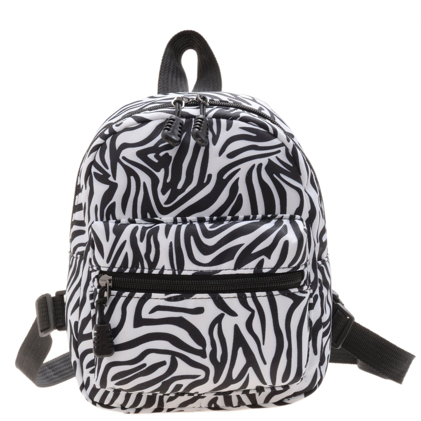 Y2K Mini Backpack Zebra Print