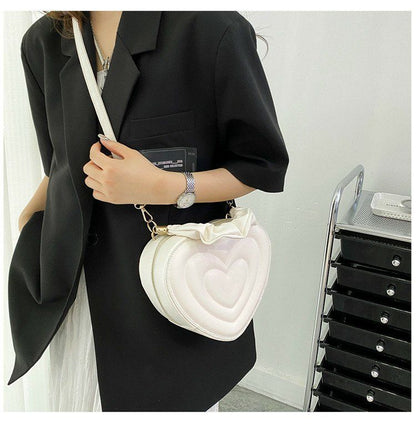 Y2K Aesthetic Retro Vintage Heart Shoulder Bag