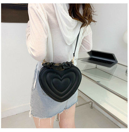 Y2K Aesthetic Retro Vintage Heart Shoulder Bag