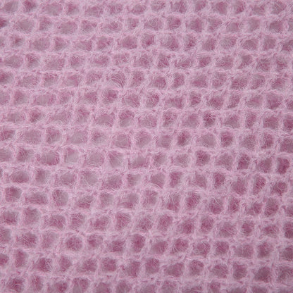 Y2K Sweet Pink Knit Top Crochet