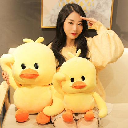 Kawaii Meme Duck Plush Cushion