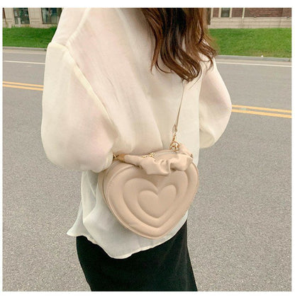 Y2K Aesthetic Retro Vintage Heart Shoulder Bag