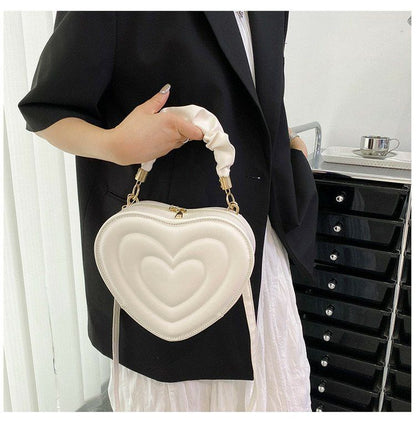 Y2K Aesthetic Retro Vintage Heart Shoulder Bag