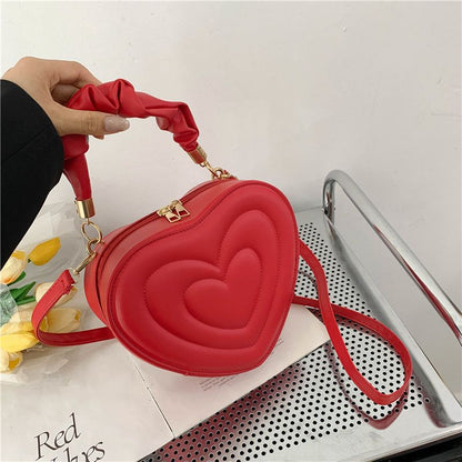 Y2K Aesthetic Retro Vintage Heart Shoulder Bag