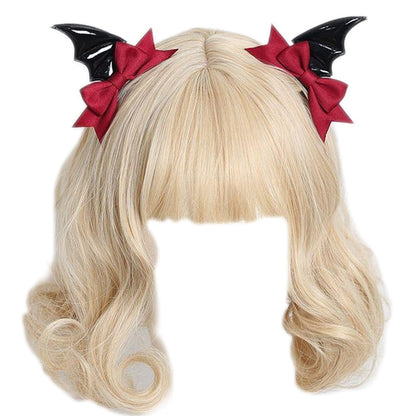 Gothic Bat Wings Hair Clips