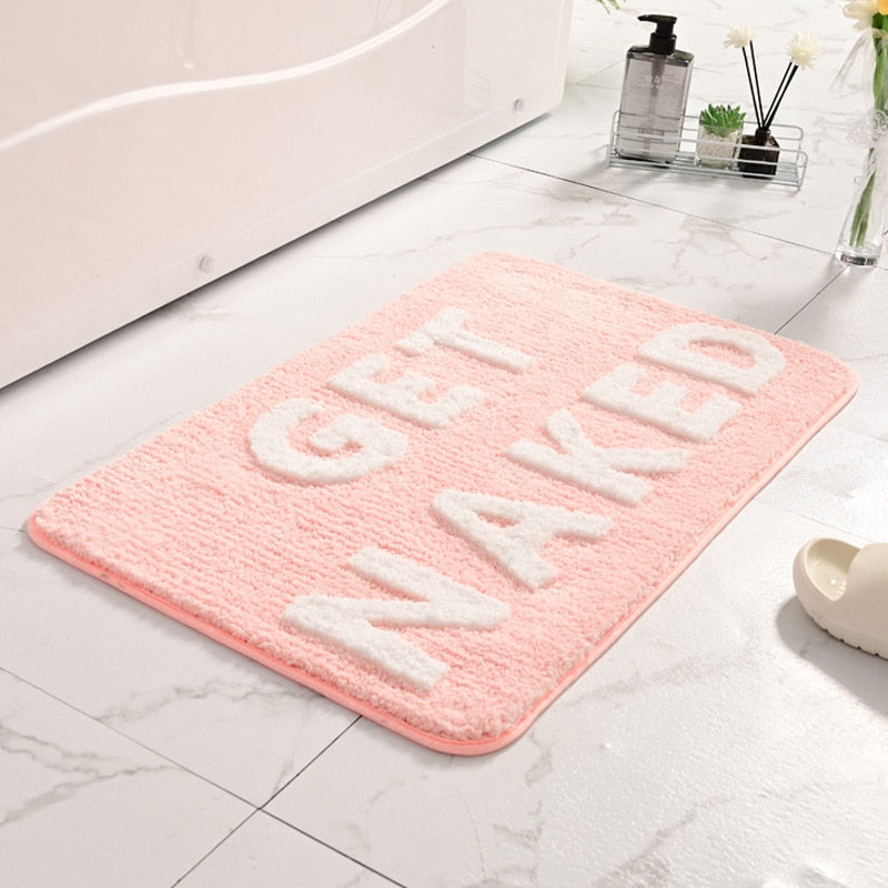 Get Naked Bath Mat Soft Pink