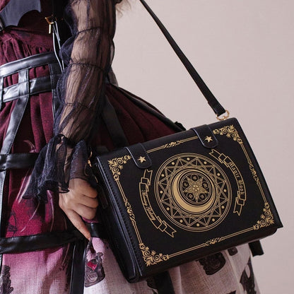 Magic Witchcraft Book Shoulder Bag Gothic
