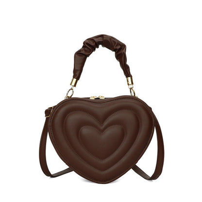 Y2K Aesthetic Retro Vintage Heart Shoulder Bag