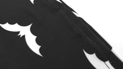 Gothic Black Bat Pattern Dress