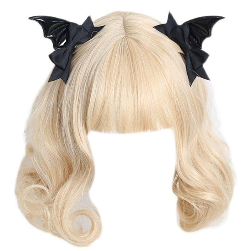 Gothic Bat Wings Hair Clips