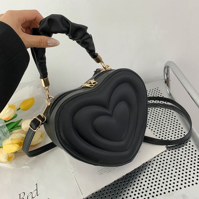 Y2K Aesthetic Retro Vintage Heart Shoulder Bag