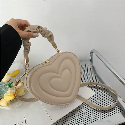 Y2K Aesthetic Retro Vintage Heart Shoulder Bag