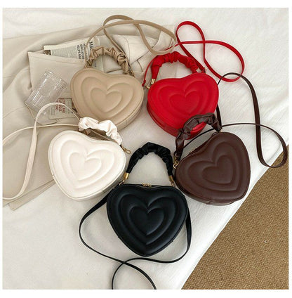 Y2K Aesthetic Retro Vintage Heart Shoulder Bag