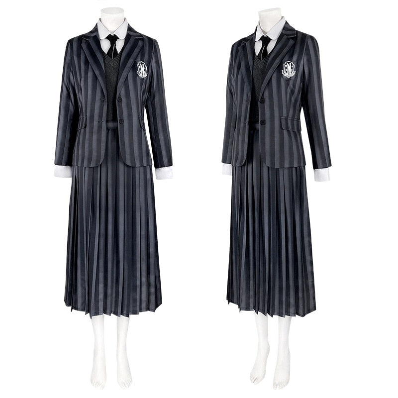 Wednesday Addams Nevermore Academy School Uniform