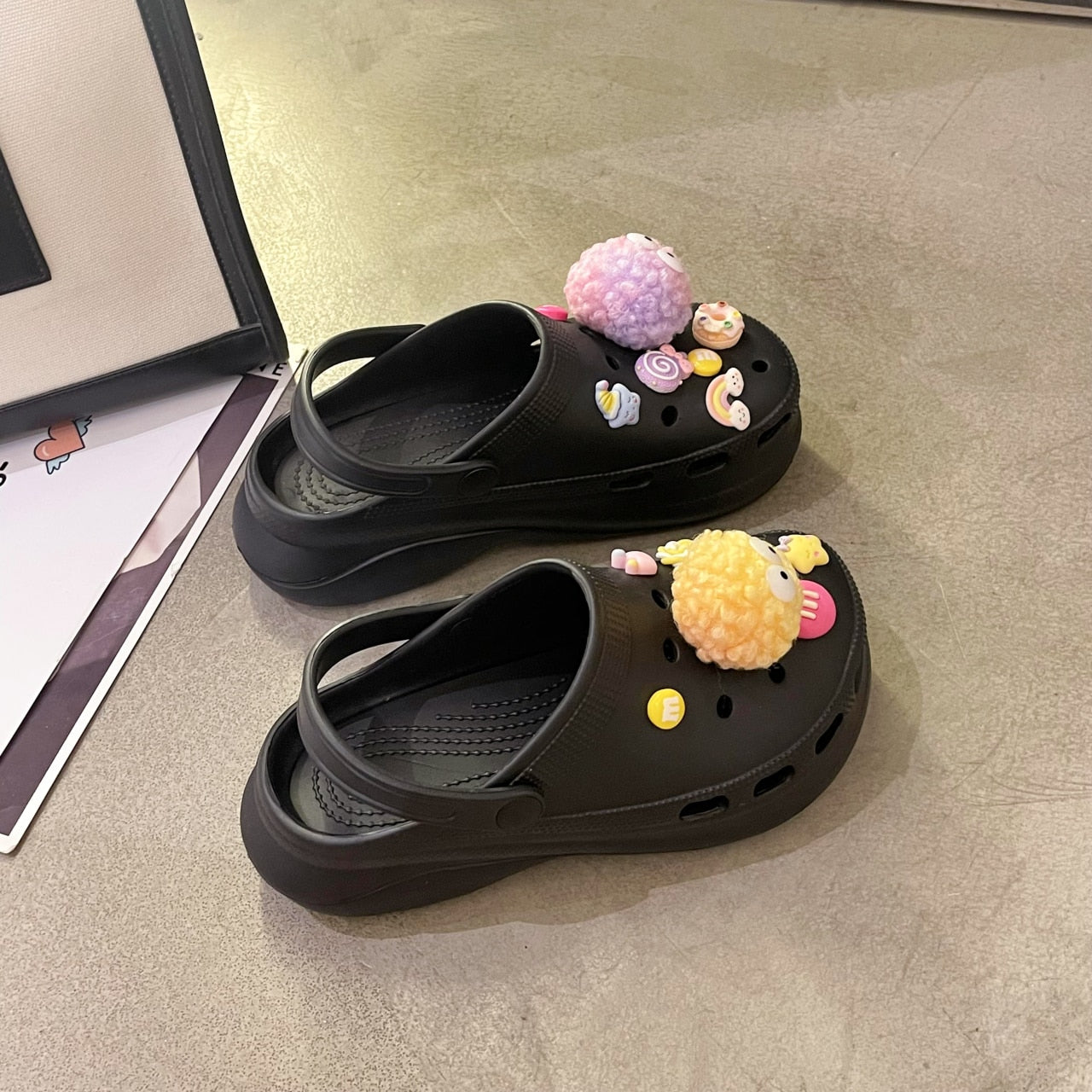 Kawaii Lounge Slippers Cute Charms