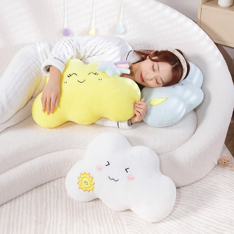 kawaii pillow stuffed cloud,clouds plush pillow cushion,pillow cushion  cloud kawaii,plush pillow kawaii cloud – ScoreTeddy