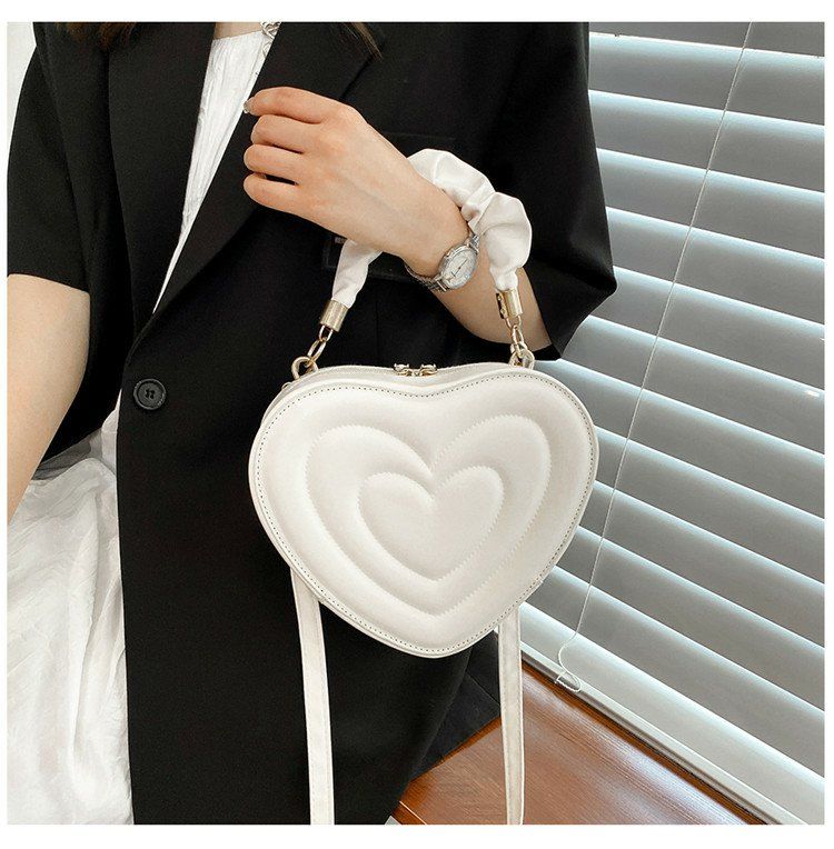 Y2K Aesthetic Retro Vintage Heart Shoulder Bag