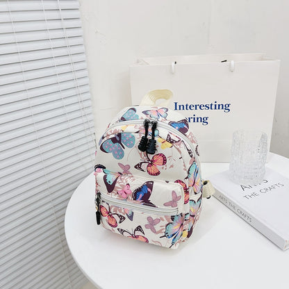 Soft Girl Mini Backpack Butterfly Print