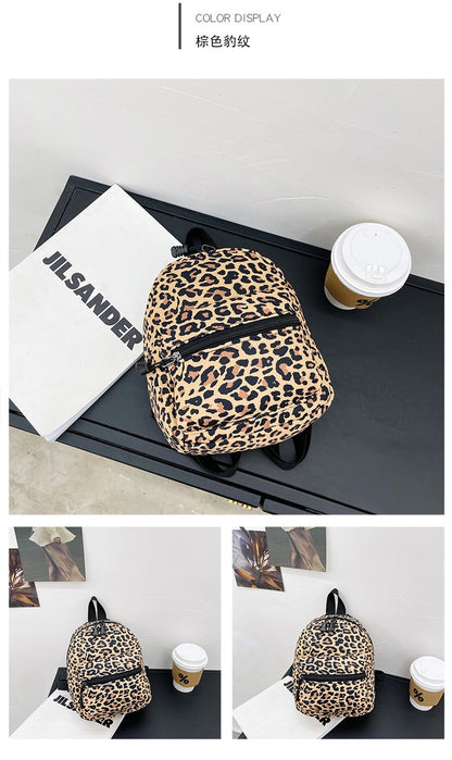 Y2K Mini Backpack Animal Print