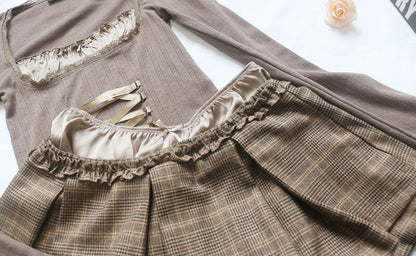 Vintage Plaid Skirt