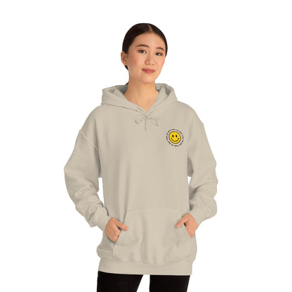 Y2K Smiley Just Woke Up Hoodie Sweatshirt