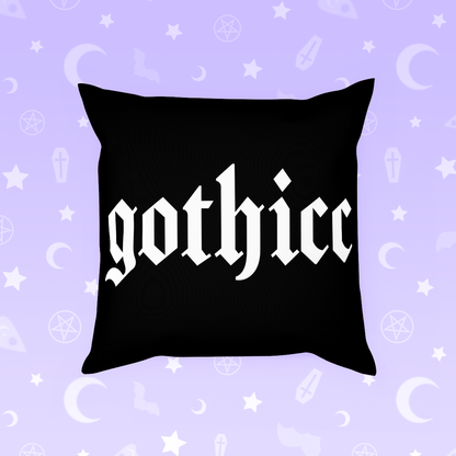 Dark Goth Gothicc Pillow Cushion