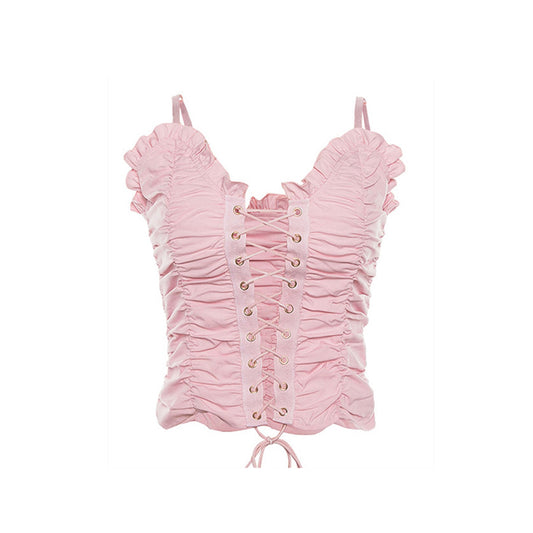 Coquette Doll Pink Cami Top