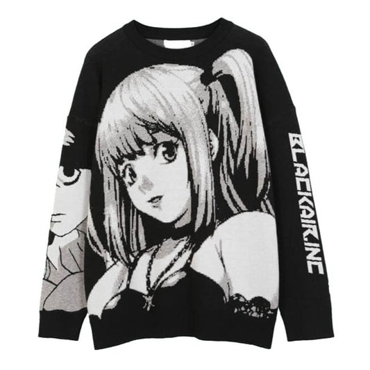 Pokimane Sweatshirt Death Note Misa Anime Girl eGirl Outfit
