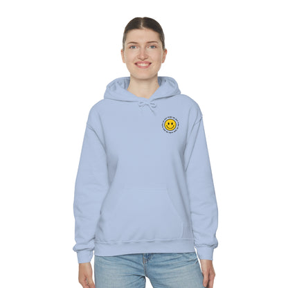 Y2K Smiley Just Woke Up Hoodie Sweatshirt