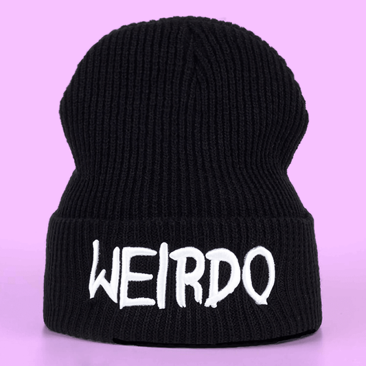 Weirdo Knitted Beanie Hat