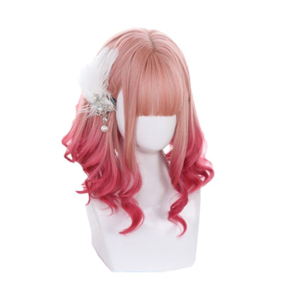 Pink Gradient Cosplay Wig