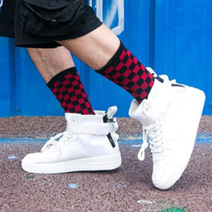 Punk Rock Checker Socks