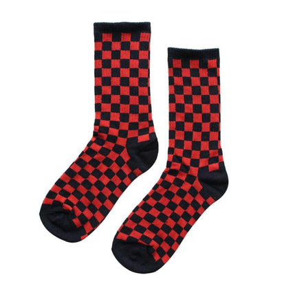 Punk Rock Checker Socks