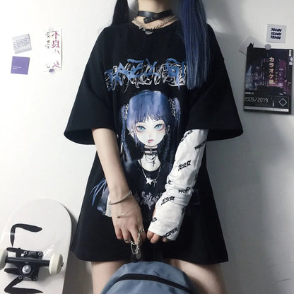 E-Girl Anime Tee Harajuku Style