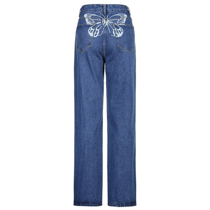 Butterfly High Waisted Jeans