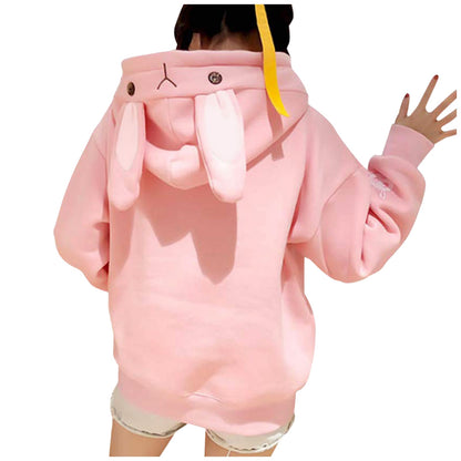 Kawaii Bunny Hoodie - Pink